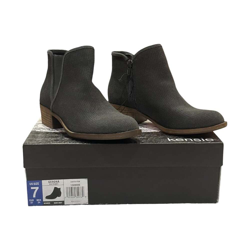 Kensie Gerona Ankle Boots Women’s Size 7 Dark Grey